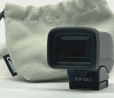 Canon Electronic Viewfinder EVF-DC1 for EOS M3 M6 G1X G3X [Mint] Black w/Pouch - Image 1 of 4