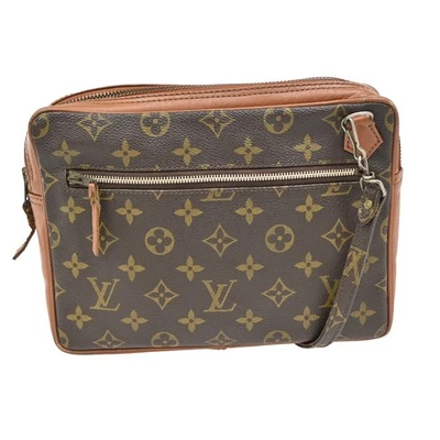 Bolso de Hombro Deportivo Louis Vuitton Pochette Monograma Marrón N0.183 62FC135 Foto 1 de 4