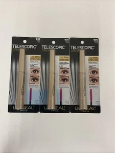 Loreal Telescopic Original Mascara, Black - Lot Of 3 B77-05 - Picture 1 of 2