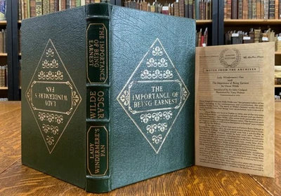 1973 Oscar Wilde Being Earnest Lady Windermere's Fan Easton Press Тони Уолтон - Изображение 1 из 4