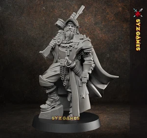 Lieutenant Trench Crusade Miniatur Wargames Sci-Fi Miniatur Tabletop - Bild 1 von 1