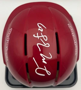 Mini casco de hockey autografiado por Darren McCarty Detroit Red Wings Beckett certificado de autenticidad - Imagen 1 de 4