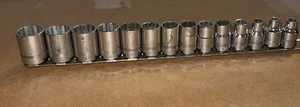 14pc 6 - 19mm 3/8" Drive 12/6 Point Impact Shallow Socket Set Williams USA - Picture 1 of 1