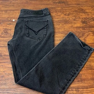 Flying Machine Black Slim Tapered Michael Jeans Size 38 - Picture 1 of 5