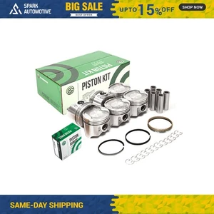 Pistons w/ Rings fit 1986-1992 Toyota Supra 3.0L DOHC - Picture 1 of 9