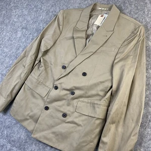 NUEVA Chaqueta Allsaints Para Hombres 38 Beige Spitafields Abrigo Deportivo Blazer Puños de Cirujano - Imagen 1 de 11