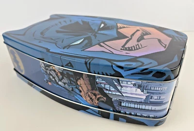 Caja de almuerzo de hojalata de Batman estuche y mango DC Comics - ¡Perfecto para los fanáticos de Batman! Foto 1 de 4