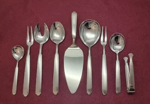 WMF Brüssel Vorleger 9 teiliges Servierbesteck u.a Salatbesteck Tortenheber - Bild 1 von 8