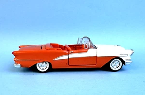 1:43 Road Champs Fabulous '50s 1955 Oldsmobile Starfire convertible orange - Picture 1 of 8