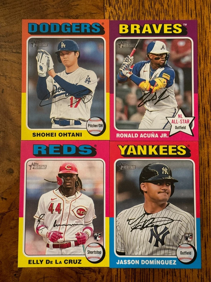 2024 Topps Heritage MINI #'s 301 - 500 Complete Your Set You Pick - Image 1 of 1