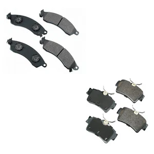 Akebono ProACT Front UltPremium Rear Ceramic Disc Brake Pad Kit For Ford Mustang - Picture 1 of 1