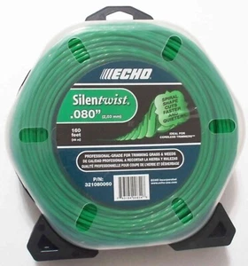 ECHO Silentwist .080" 160' Coil Trimmer Line-Pro Grade-Spiral Shape - Combo Ship - Picture 1 of 1