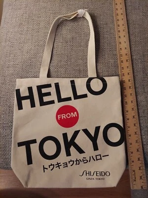 Bolso de Hombro de Lona SHISEIDO "Hello from Tokyo" - Nuevo  Foto 1 de 4