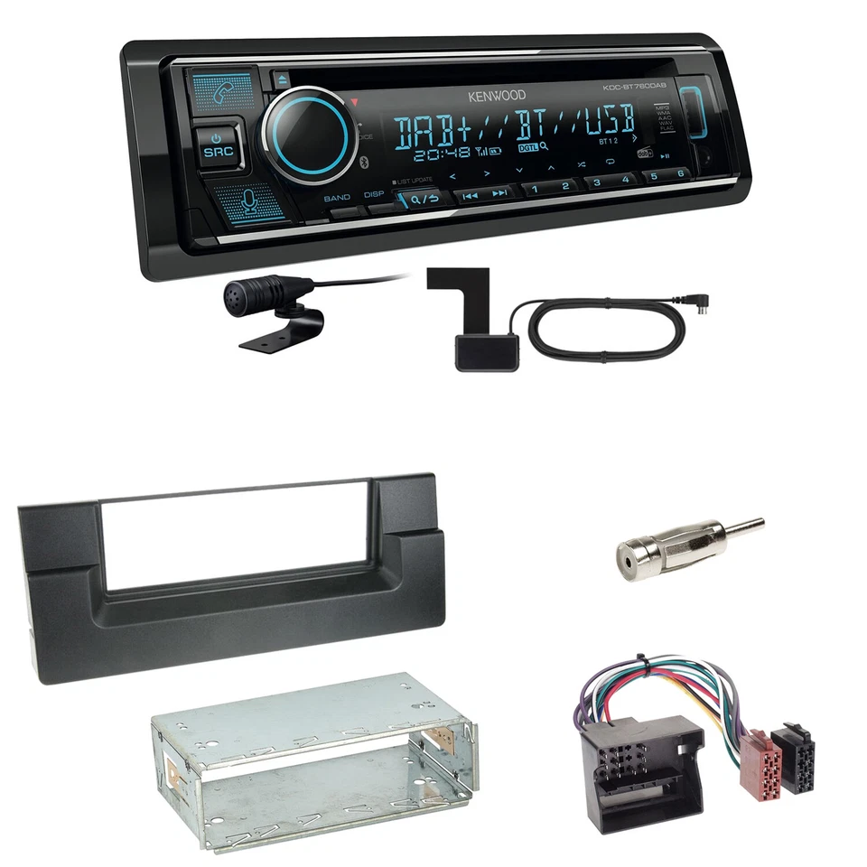 Kenwood KDC-BT760DAB Bluetooth Digitalradio Einbauset für BMW 5er E39 ab 10/2000 - Bild 1 von 1