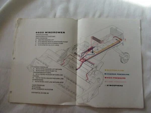Hesston 6600 Schwader Hydrauliksystem Tabelle - Bild 1 von 2