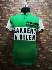 Vintage 70's Belgium Raxar Wool Cycling Jersey Size 3