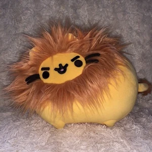 Juguete de peluche suave amarillo naranja gato león Gund Pusheen - Imagen 1 de 10