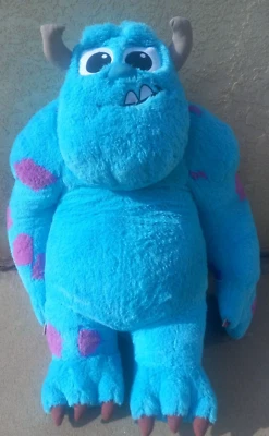 Disney Pixar Mattel Jumbo Plush Sully Monsters Inc 32” tall Sullivan Retired - Image 1 of 4