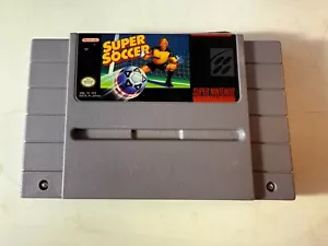 Super Soccer (Super Nintendo, 1992) - TESTED - Picture 1 of 3
