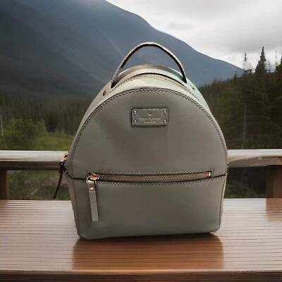 Mochila Kate Spade Grove Street Sammi Mini Cuero Borde Lago Azul Foto 1 de 4