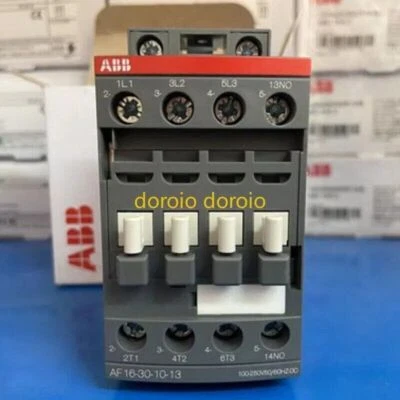 1PC ABB AF16-30-10-13 3p 16a 100-250v Contactor NEW IN BOX - Image 1 of 4