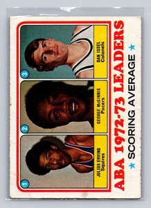 1973  Topps #234 Julius Erving / George McGinnis / Dan Issel