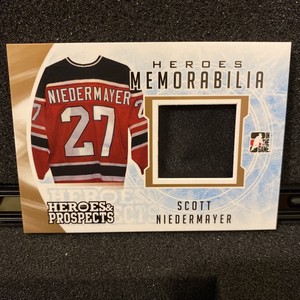 2016-17 Leaf ITG Heroes and Prospects Scott Niedermayer Jersey Patch B1a