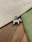 Scottie Dog Lover Charm Gift Pendent Solid 925 Sterling Silver Vintage Jewelry
