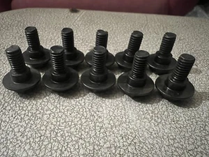 Honda NSR 125 F R SET VITI FLANGIATE 6mm BOLT FLANGE 90111-187-000 NOS OEM 10PC - Imagen 1 de 3