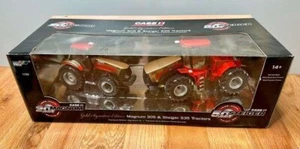 1/32 Ertl Case IH Magnum 305 und Steiger 535 Traktoren, Gold Signature Edition - Bild 1 von 5