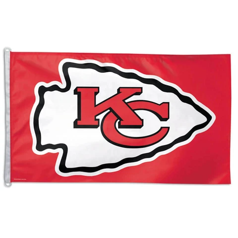 Kansas City Chiefs 3x5 Foot Banner Flag Football Cover