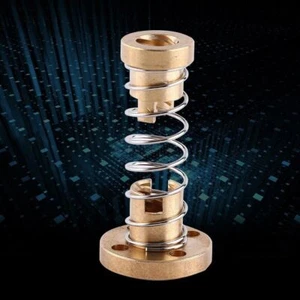 Anti Backlash Spring Loaded Elimination  Nut for T8 Threaded Rod Lead Screw - Afbeelding 1 van 7