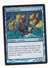 MTG: M2014: Foil: Coral Merfolk