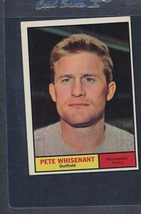 1961 Topps #201 Pete Whisenant Twins EX *7556