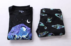 Old Navy Kids Unisex LS Graphic Snug-Fit Pajama Pant Set MP9 Multicolor Medium - Picture 1 of 8