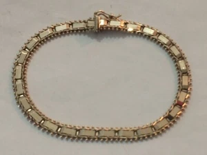 Vintage 14K Gold Panther Style Ladies Bracelet - Picture 1 of 9