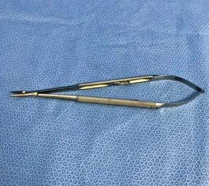 Wexler NL0716.23 Titanium 9" Jacobson Micro Needle Holder w/ Lock Cardio Neuro - Picture 1 of 8