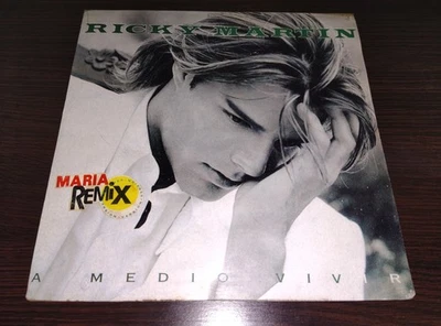 RICKY MARTIN A Medio Vivir / Maria LP / ORIG COLOMBIAN PRESSING / LATIN POP ♫♫♫ - Image 1 of 4