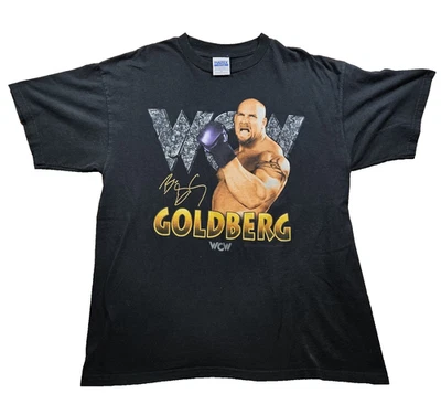 Camiseta de Lucha Libre Goldberg Vintage 1998 WCW Para Hombre X-Grande Algodón Hecha en EE. UU. Foto 1 de 4