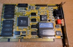 TSENG LABS - ET4000AX - 16 BIT VGA ISA - 1MB - Picture 1 of 9