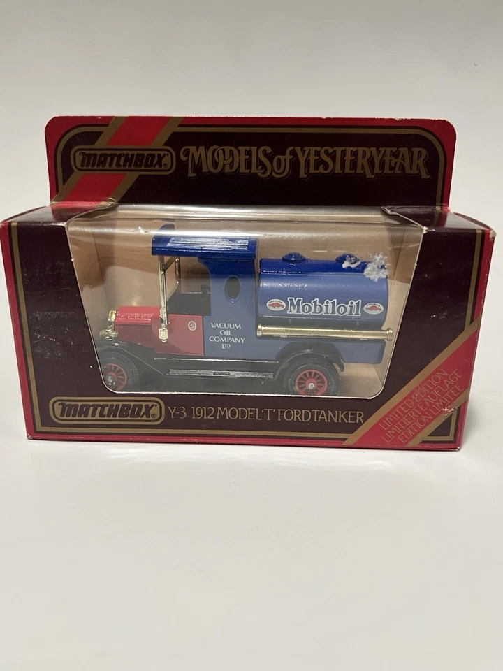 Matchbox 1984 Modelos de Antaño T Ford Tanker - Aceite Castrol Y3 Modelo 1912 Foto 1 de 4
