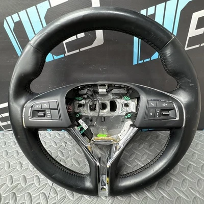 OEM 2014-2021 MASERATI GHIBLI STEERING WHEEL LEATHER W/ SWITCHES - Image 1 of 4