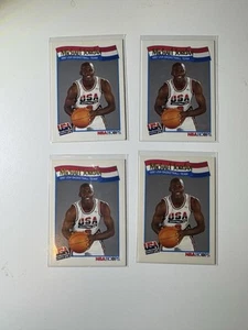 Michael Jordan 1991 Hoops #579 Team USA Lot of 4 - Picture 1 of 2