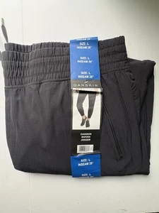 NUEVO CON ETIQUETAS DANSKIN Pantalones Jogger Tejidos Para Mujer’s L Negro Sal Ropa Activa Cómodos Elastizados - Imagen 1 de 2