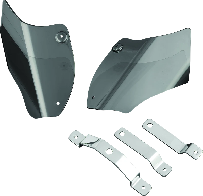 Defletores de calor Kuryakyn Kuryakyn Saddle Shields 00-17 Softail Smoke * Compatível - Imagem 1 de 2