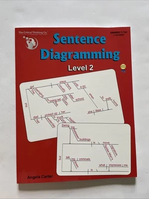 Sentence Diagramming Level 2 Workbook - Learn Sentence Structure for Grades 7+ - Image 1 of 4
