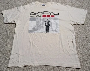 T-shirt tecnica grafica Gopro vintage 100% cotone taglia grande - Foto 1 di 5