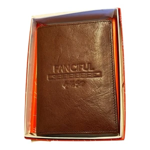 RARO portafoglio pelle italiano nuovo con scatola vintage fantastico di Ken Scott - nuovo con etichette vintage - Foto 1 di 10