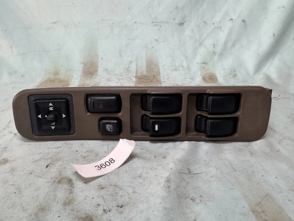 Interruptor maestro de ventana eléctrica conductor izquierdo Mitsubishi Montero Sport 1997-2004 Foto 1 de 4