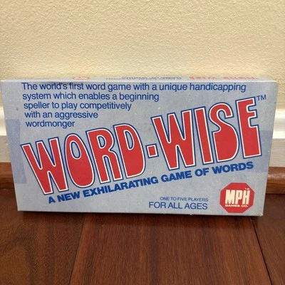 Word Wise Exhilarating Game of Words Card Game Vintage Cards Sealed COMPLETE - Image 1 of 4
